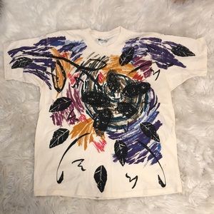 Vintage Jacques Moret graphic tshirt